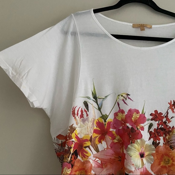 Zara tropical flower top - Picture 5 of 6